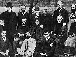 Gandhi with the Vegetarian Society on the Isle of Wight, 1890