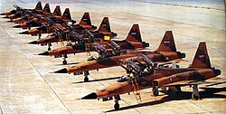Iranian Northrop F-5 aircraft during the war