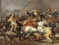 The Second of May 1808: the charge of the Mamelukes of the Imperial Guard in Madrid, by Francisco de Goya