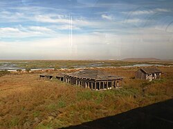 Abandoned buildings in Drawbridge in 2012