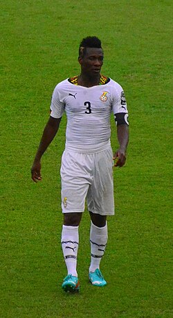Asamoah Gyan is Ghana's all-time top scorer with 51 goals.
