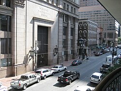 A view of St. Charles in the downtown New Orleans Central Business District