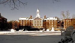 Pforzheimer House (1901) at Harvard, originally part of Radcliffe College, which was fully integrated with Harvard in 1999