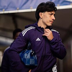 Martínez with Manchester United in 2025