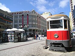 Cable tram on XV November street