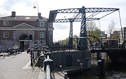 The entrepôt dock of Amsterdam completed in 1830 as a warehouse to store goods entrepôt, or tax-free in transit