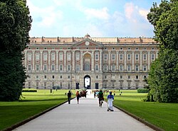 The Royal Palace of Caserta is the largest former royal residence in the world.[319][320]
