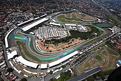 Formula One São Paulo Grand Prix is held at the Autódromo José Carlos Pace in Interlagos.