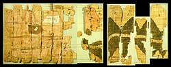 The Turin Papyrus Map, dating to about 1160 BC