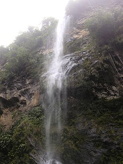 Maracas Falls is over 90 meter and the tallest fall in the country; see Maracas Valley.