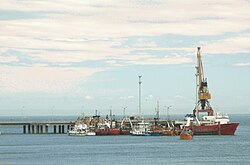Deep-water port of San Antonio Este