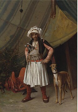 Painting of an Arnaut by Jean-Léon Gérôme, 1870s