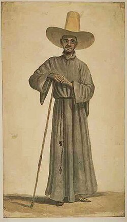 A Jesuit in 18th century, Brazil