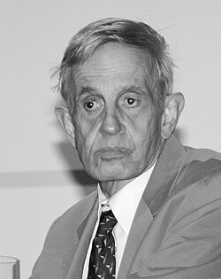 Nash in November 2006 at a game theory conference in Cologne, Germany