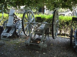 Romanian 250 mm Negrei Model 1916 mortar at the National Military Museum