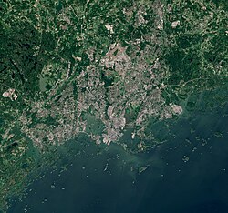 Helsinki seen from Sentinel-2