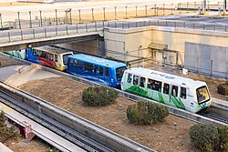 A Beijing Capital Airport Terminal 3 people mover