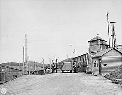Gate of Natzweiler-Struthof after liberation