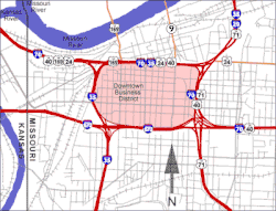 Kansas City is a major meeting place for several of the nation's busiest highways.