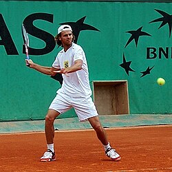 Gustavo Kuerten at the 2005 French Open