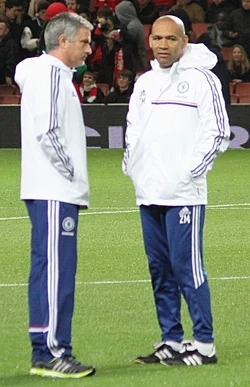 Mourinho (left) with his assistant José Morais in 2013
