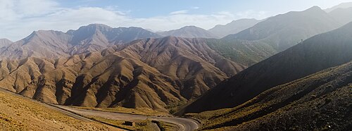 View of the mountains