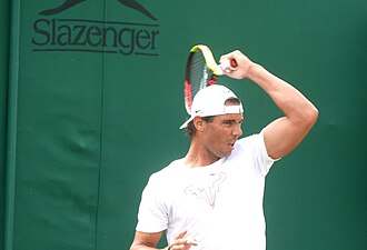 Nadal in 2019 Wimbledon