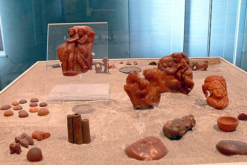 A collection of Roman amber from the Archeological Museum of Aquileia