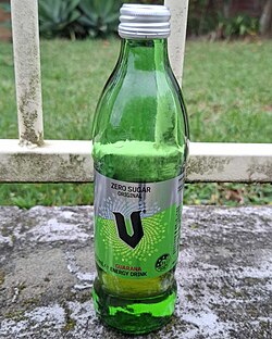 A V Energy Drink bottle from Lautoka, Fiji