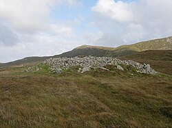 The cairn at Dun Barpa
