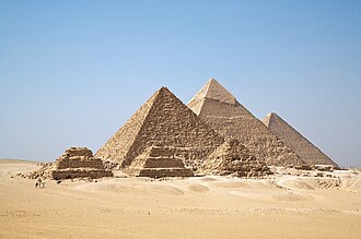 The Great Pyramids of Giza are regarded as one of the greatest architectural feats of all time and are one of the Seven Wonders of the Ancient World.