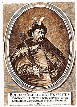 Hetman Bohdan Khmelnytsky established an independent Cossack state after the 1648 uprising against Poland