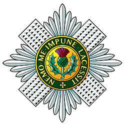 Regimental badge of the Scots Guards.
