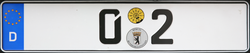 Plate of the German Chancellor