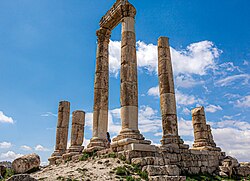 Temple of Hercules at the Citadel Hill (Jabal Al-Qalaa).