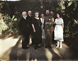 Autochrome of Gouraud in Syria by Frédéric Gadmer, 1921
