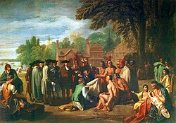 Penn's Treaty with the Indians, a 1772 portrait by Benjamin West