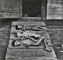 Victims of the Russian famine of 1921–1922 during the Russian Civil War
