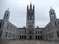 Marischal College quad with Mitchell Tower