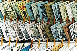 Cordel literature is a literary genre very popular in the Northeast of Brazil; according to the poet Carlos Drummond de Andrade, it is one of the purest manifestations of the inventive spirit, the sense of humor and the critical capacity of Brazilians from the interior and of the humblest backgrounds.[91]