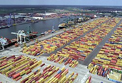 Bevrijdingsdok [nl] terminal at the Port of Antwerp
