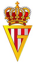 Logo during Real Gijón era.