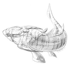 Xiushanosteus is one of the oldest known placoderms, living in what is now China during the Telychian stage of the Early Silurian.