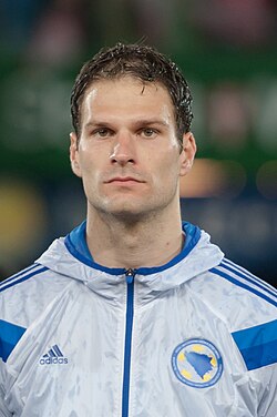 Asmir Begović is Bosnia and Herzegovina's record holder in clean sheets.