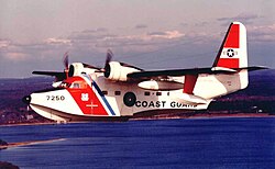 U.S. Coast Guard HU-16E from CGAS Cape Cod in the 1970s.