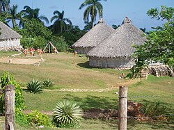 According to descriptions that survive, the homes of the prehistoric inhabitants of the city may have looked very similar to these Taíno culture huts in Baconao