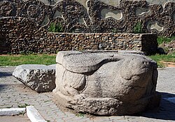 A 12th-century Jurchen stone tortoise in today's Ussuriysk