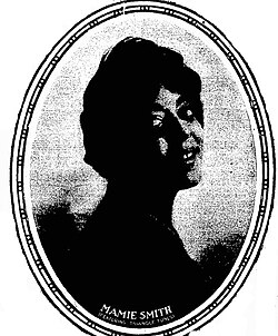Gravure of Smith in the New York Clipper, 1921