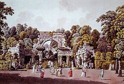 Ruins made-to-measure: the "Roman Ruin" in the park at Schönbrunn, c 1800