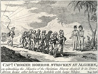 A British captain witnessing the miseries of slaves in Ottoman Algeria, 1815.